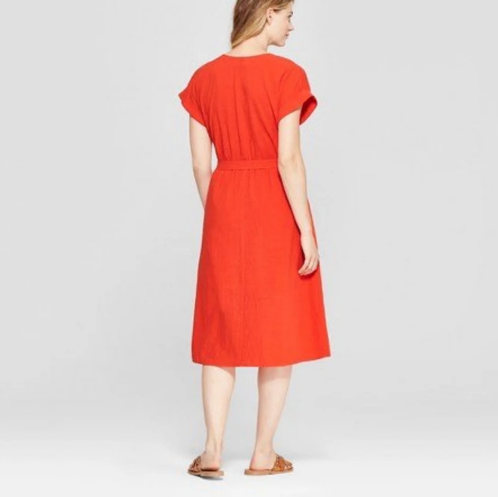 Universal Thread Red Wrap Dress - image 2